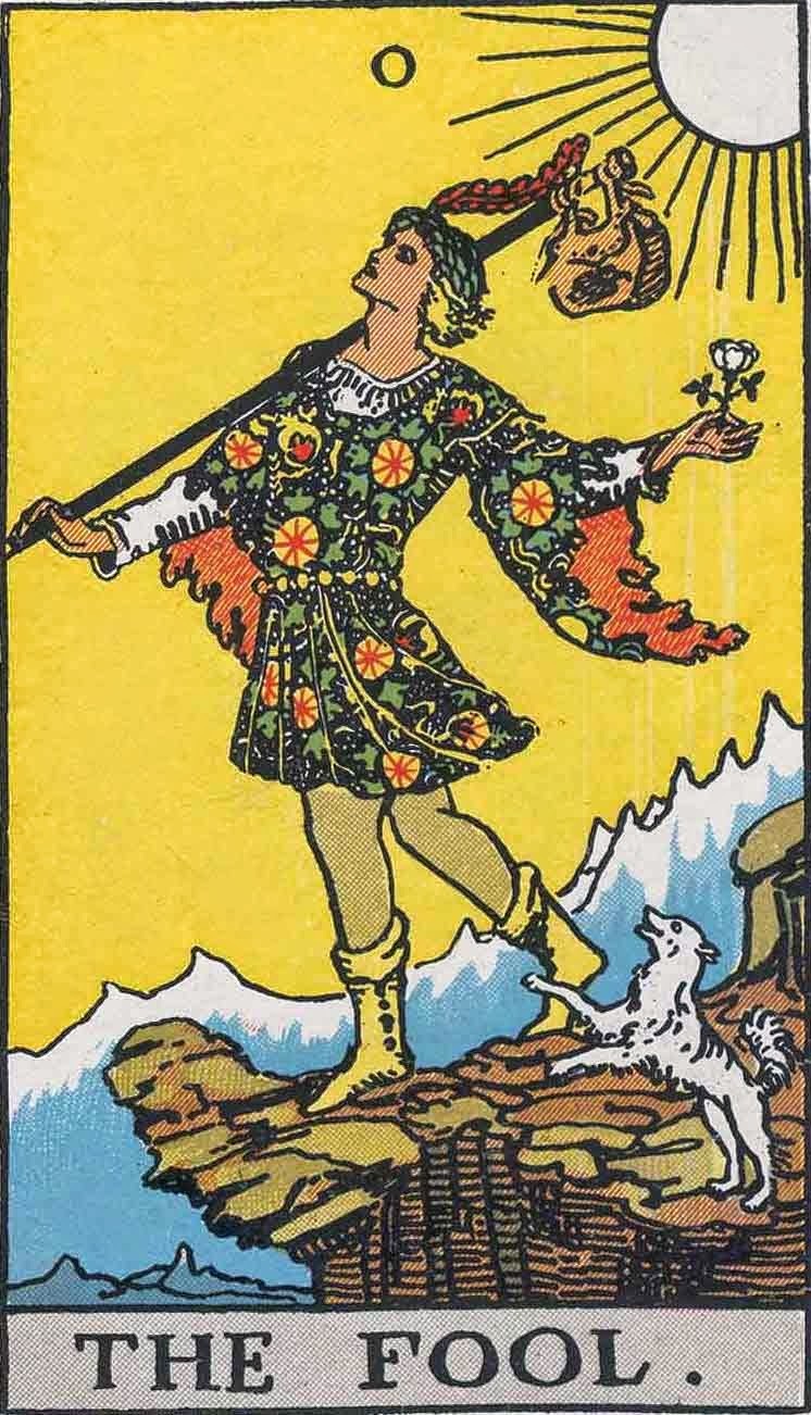 Tarot Fool clip art