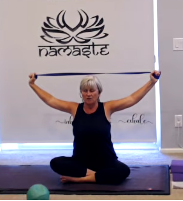 Yoga blocks and strap