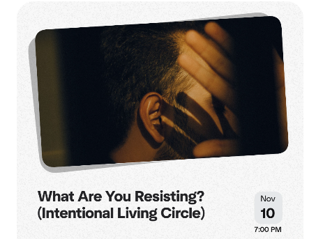 What are you resisting