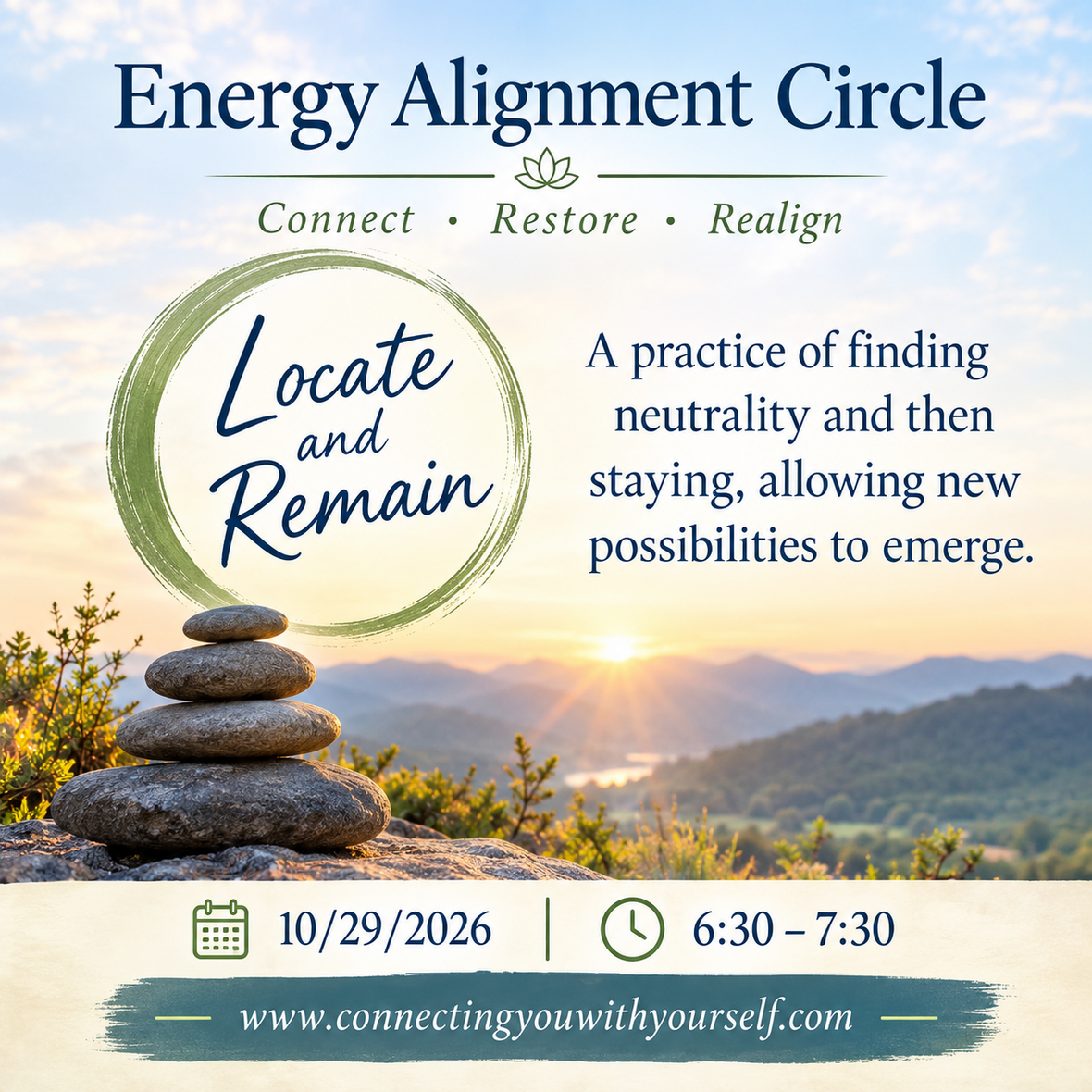 Energy Alignment Circle Flyer