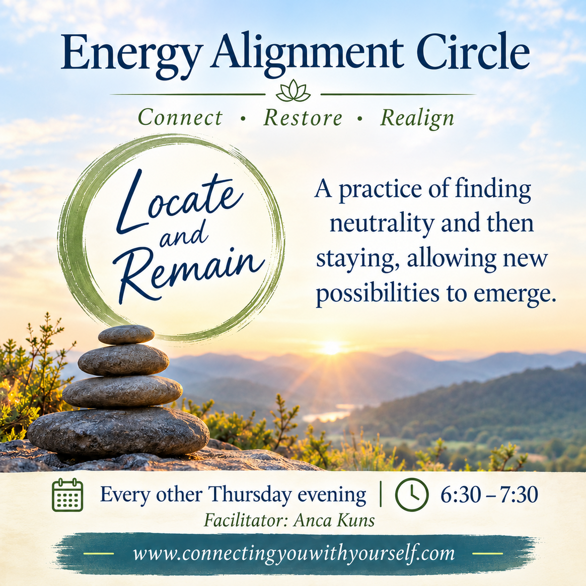 Energy Alignment Circle Flyer